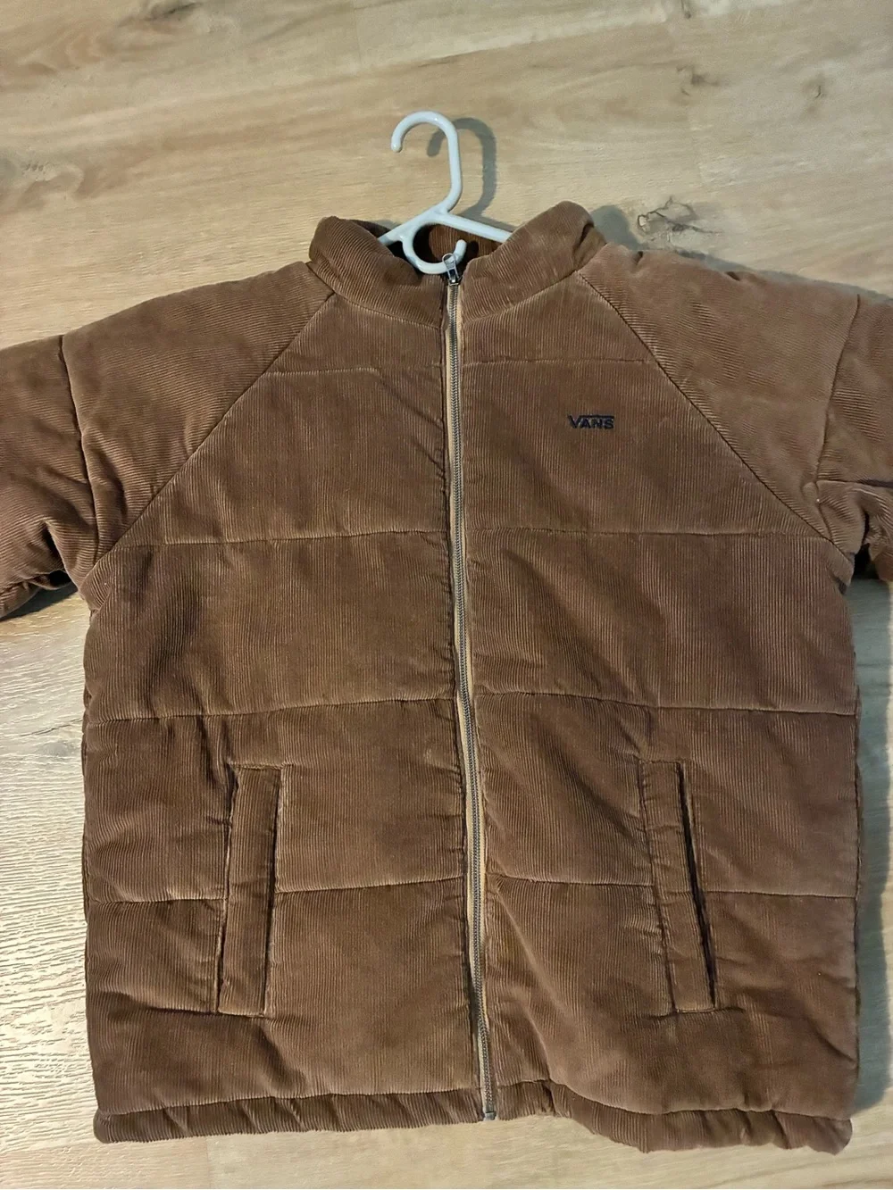 Vans Brown Kids Corduroy Puffer Jacket